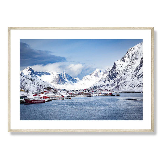 Reine’s View across the Bay Norway Art Print