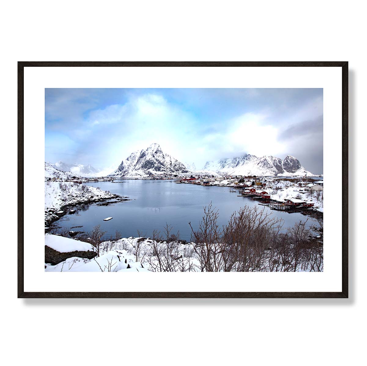 Reine Panorama Lofoten Islands Norway Art Print