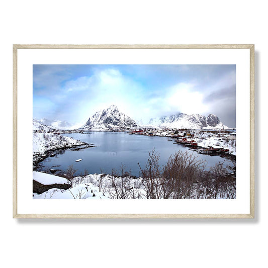 Reine Panorama Lofoten Islands Norway Art Print
