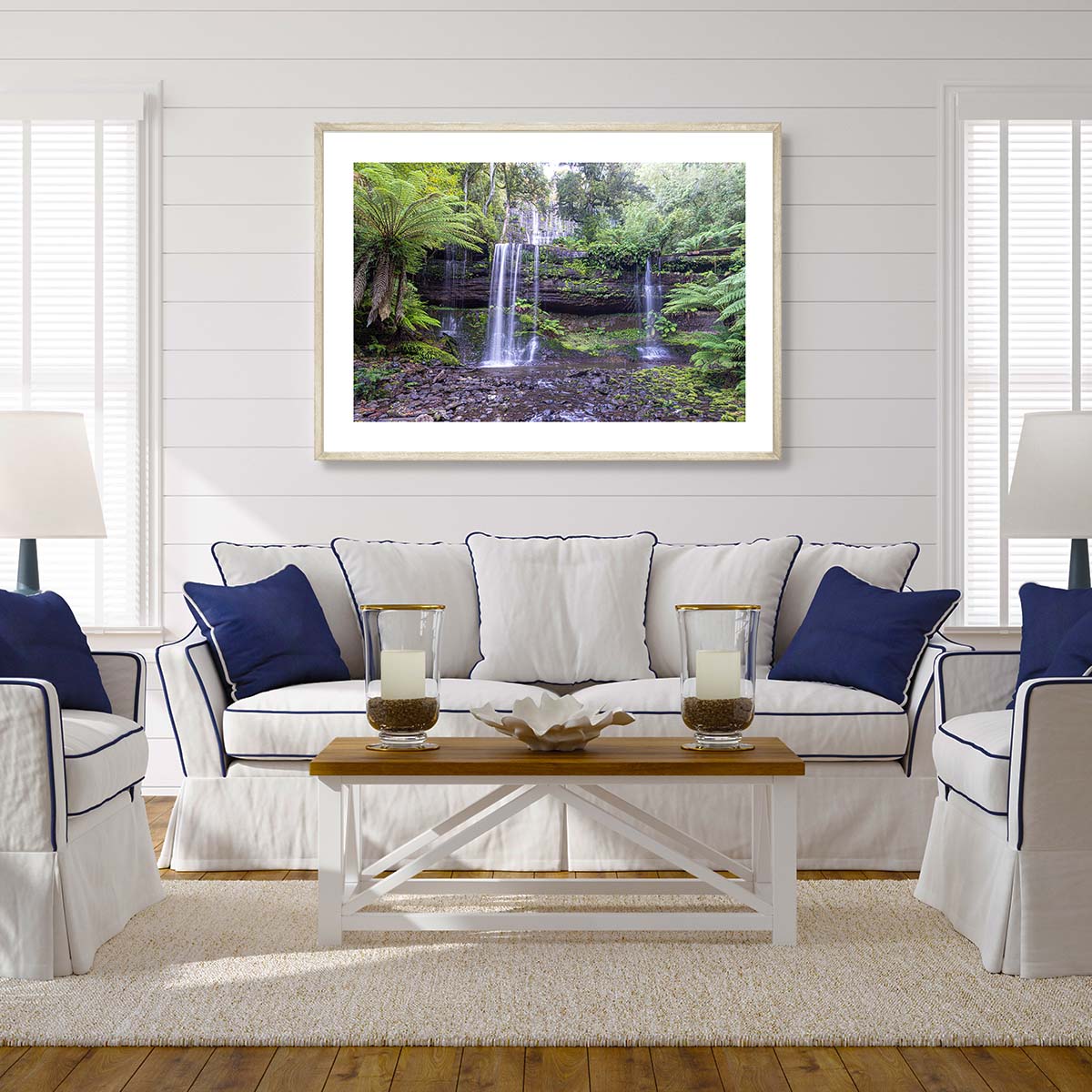 Russell Falls Rainforest Art Print