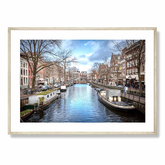 Spiegelgracht Amsterdam Art Print