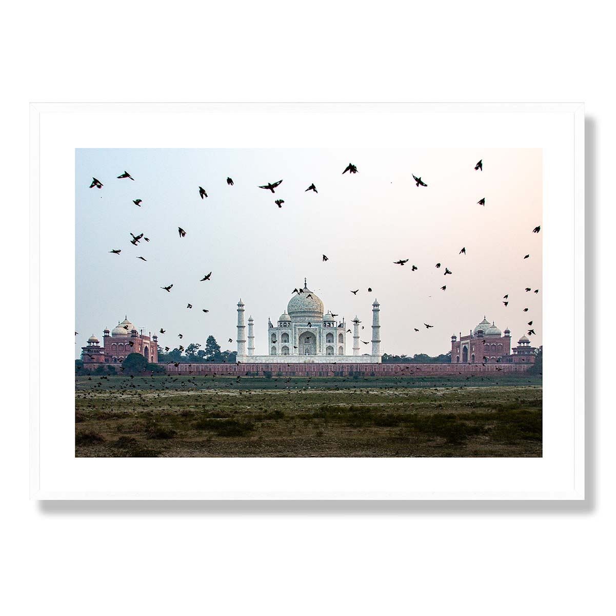Taj Mahal from across the River Art Print