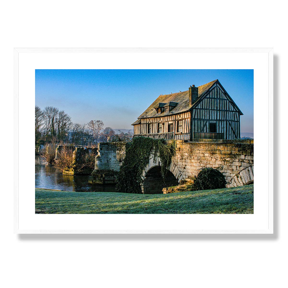The Old Mill of Vernon Art Print
