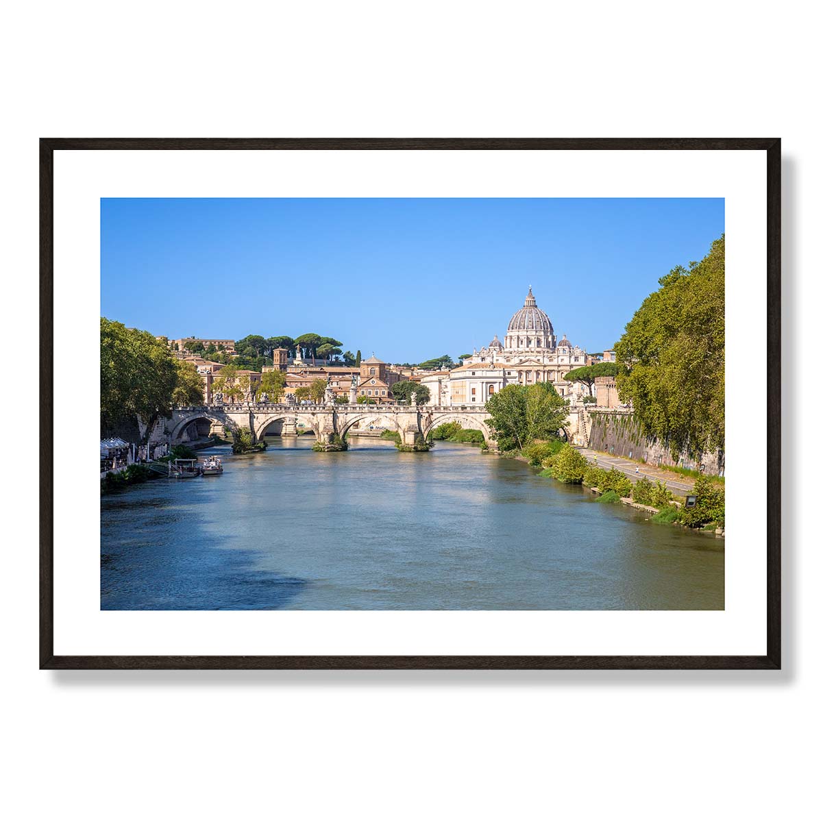 The Tiber River Rome Art Print