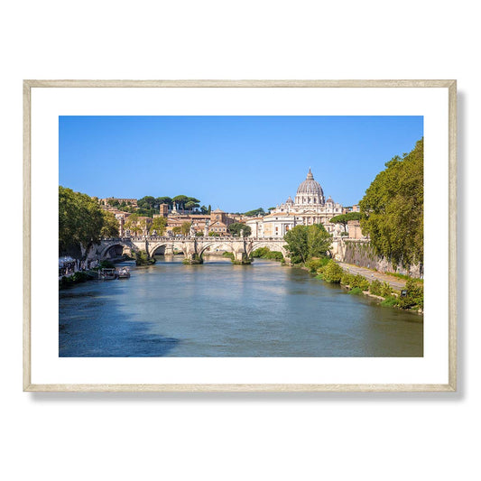 The Tiber River Rome Art Print