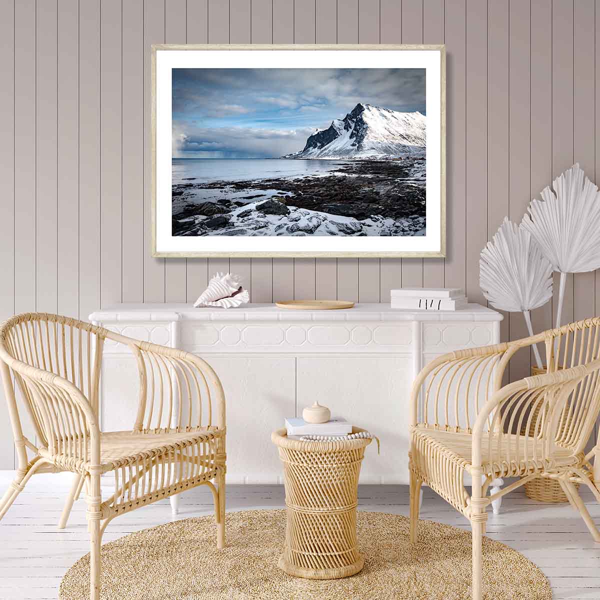 Vikten Lofoten Islands Norway Art Print