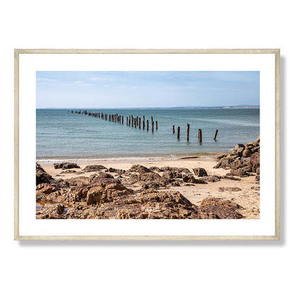 Old Bridport Pier Tasmania Art Print
