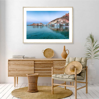 Firopotamos Village Milos Art Print
