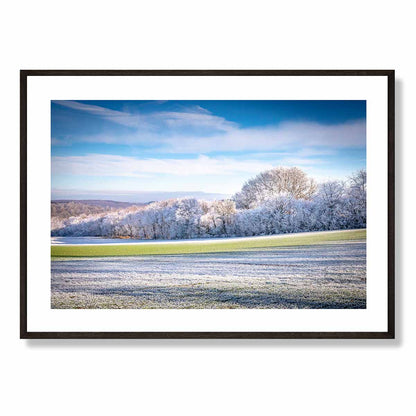 The Frosty Field Art Print