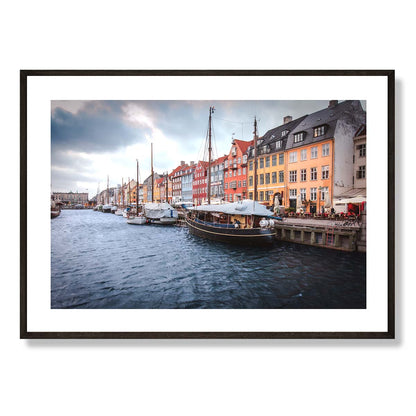 Nyhavn Southern Side Denmark Art Print