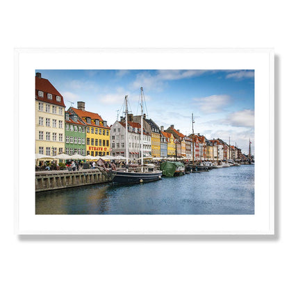 Nyhavn Northern Side Denmark Art Print