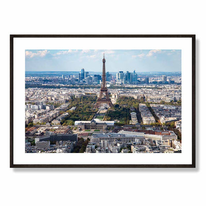 Paris City Skyline Art Print