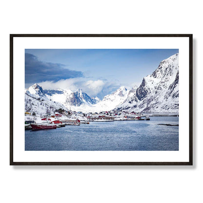 Reine’s View across the Bay Norway Art Print