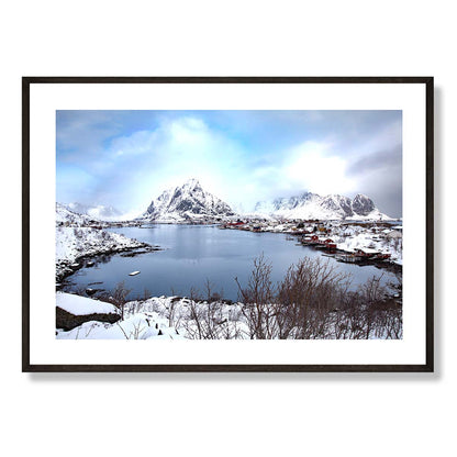 Reine Panorama Lofoten Islands Norway Art Print