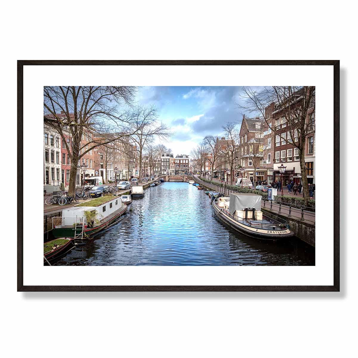 Spiegelgracht Amsterdam Art Print