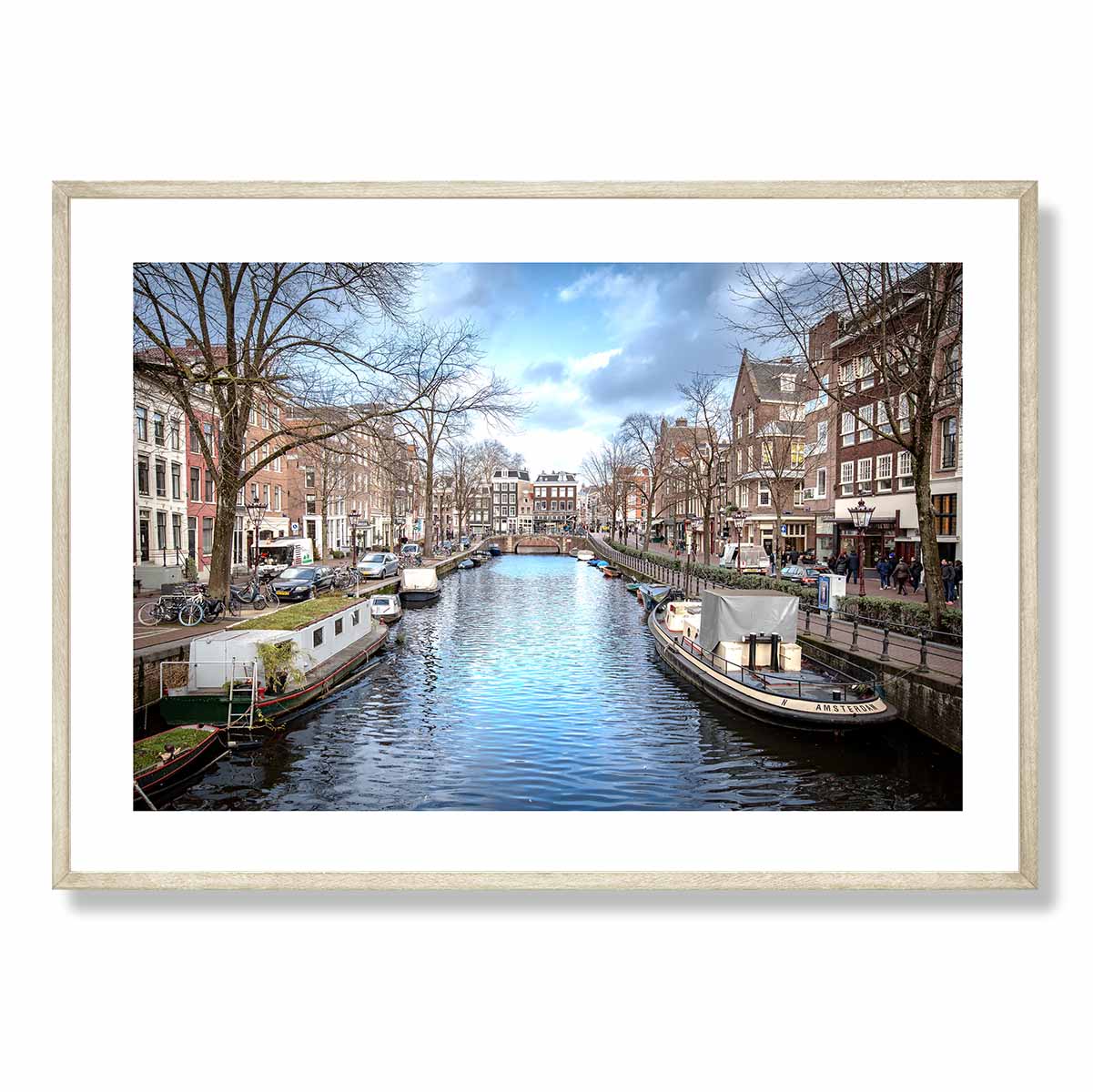 Spiegelgracht Amsterdam Art Print